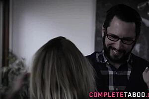 Cute blonde teen 18+ager receives facial in hardcore fetish