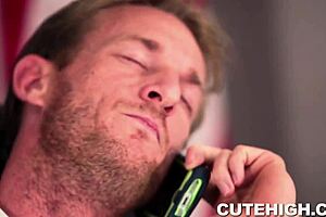 I watch big boobs Jojo kiss, suck dick, and bang in group sex