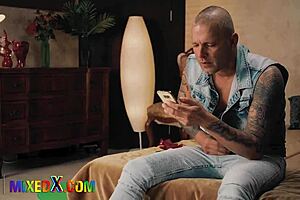 Mixedx Stepbro Peeps His Hot Milf Stepsis Tiffany Rousso In Shower