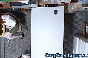 damn, this sexy thief got me railing her hard with a messy cumshot