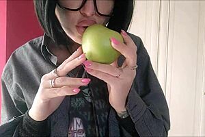 Amateur Undresses Slowly, Revealing Thong and Asshole in POV