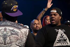 T-rex dominates charlie in intense wrestling clips