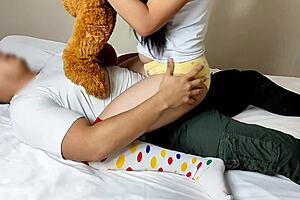 I plays rough with the curvy latina milf when she's alone