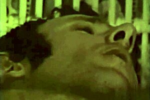 Vintage interracial tape featuring black pussy white cock