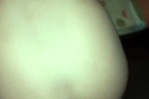 Horny girlfriend receives boyfriend in sexy panties for birthday celebration!