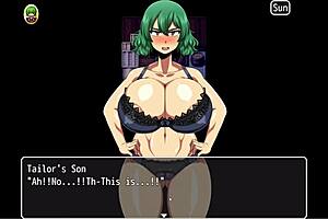 Yuka from Yokai Pornplay Hentai Game Ep 5 gets corrupted with huge breasts
