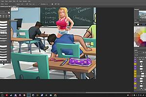 Join Darkcookie in Summertime Saga gameplay on Picarto!