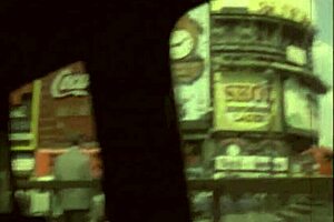 Vintage interracial tape featuring black pussy white cock