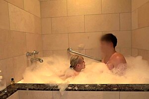 Homemade Asian Gal Squeezes Big Tits