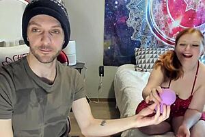 Sophia Sinclair and Jasper spice play with a silicone octopus vibrator