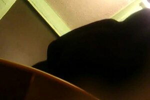 Recording a girl at a festive holiday party event