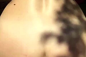 Interracial guy eats slut's ass in exhibition