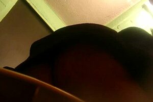 Recording a girl at a festive holiday party event