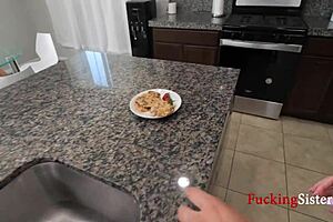 Stepmom and girlfriend get touchy and fuck.