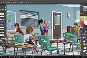 Join Darkcookie in Summertime Saga gameplay on Picarto!