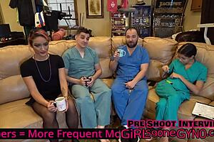 channy crossfire receives dental checkup from dr canada at girlsgonegynocom