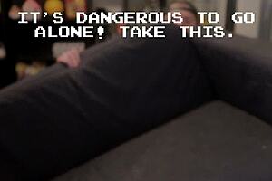 Zelda endured a rough casting session on the sofa with blowjobs and masturbation