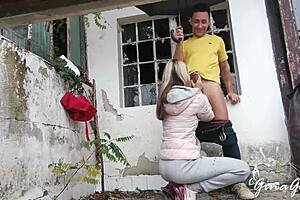 Outdoor banging with Gina Gerson, wow!