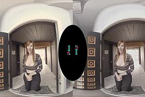 Watch sexy red head Lauren Phillips’ story of sexual adventure on a lavish casting table