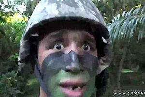 Bi military men make some bi military man’s ass get fucked in hot military bisexual orgy