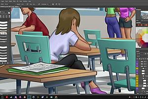 Join Darkcookie in Summertime Saga gameplay on Picarto!