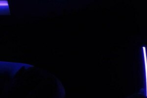 carrie b engages in blacklight sex showcasing small tits and fetish desires