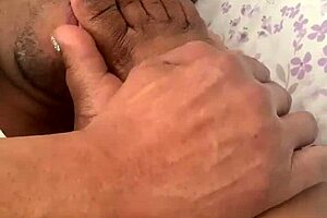 Sucking Wife's Toes During Handjob