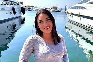 Sarah 21, Hot Hostess in Saint Tropez Gets Facial!