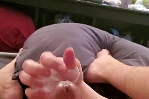 My Small 18+ Cock Getting Stroked