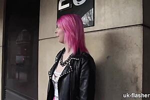 meowing for attention in a playful outdoor setting