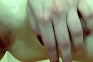 Fucking neighbor's young sister in cowgirl position with natural tits