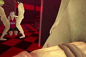 I Join Sakura Haruno In A Threesome With Double Penetration In Front Of The Mirror.