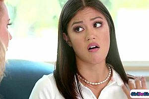 teen facesitted by old counselor!