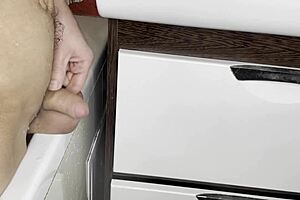 Supermdick33 Masturbates In Bathroom