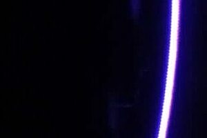 carrie b engages in blacklight sex showcasing small tits and fetish desires