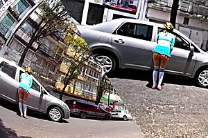 Daniela Exhibits Hot in Outdoor Tlalpan