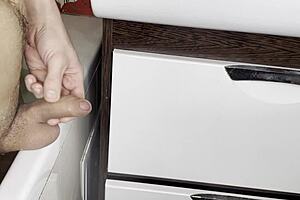 Supermdick33 Masturbates In Bathroom