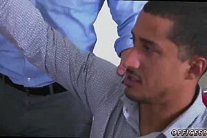 straight guys jerk cum together, young gay doctor earns it