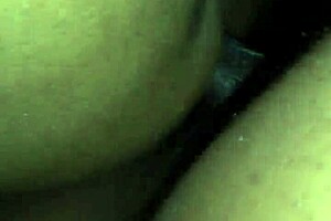 Wet pussy bent over in doggystyle position receives creampie