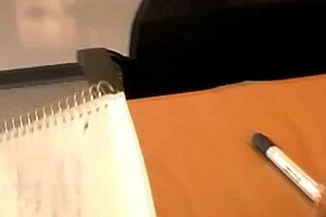 Hot Secretary At Work