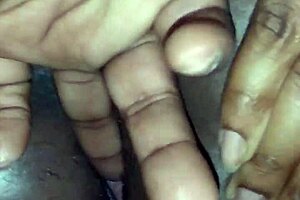 Ebony woman enjoys a relaxing day