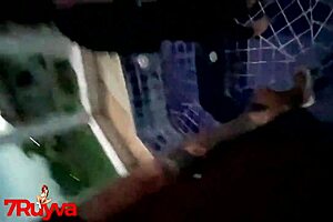 Teen girl licks socks while wearing glasses during hardcore sex.