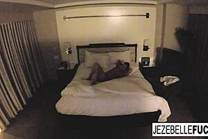 Jezebelle Bond Teases With Her Big Tits In Hotel Room