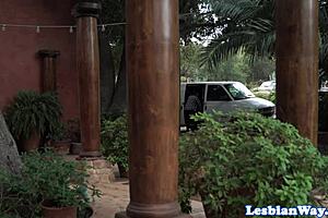 lesbian stepmom scissoring cute teen 18+