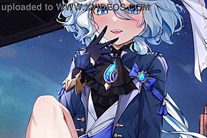 Joi Furina Guides a Quick Femdom Feet Session. Her Anime Charm Works Fast!