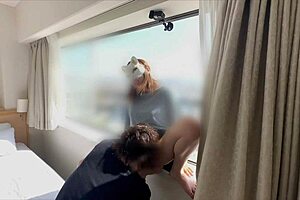 Japanese MILF tempts with Hentai animation and blowjob powers