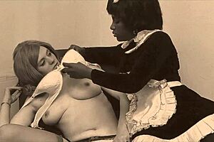 Vintage Retro Interracial Swinging Sixties Scene