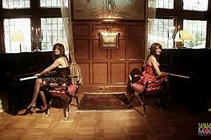 two busty piano players moaning during foursome sex with guys