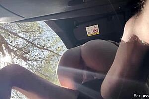 naive teen caught me jerking off on hiking trail and sucked monster cock