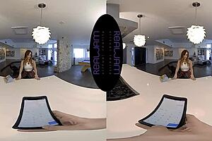 Redhead star shows big tits in pov hardcore 😍